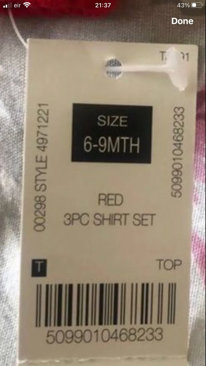 Boys BNWT vest jumper 6/9 mths €5 - Image 3