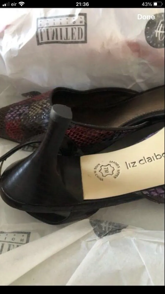 Ladies new designer shoes size 4 €20 - Image 3