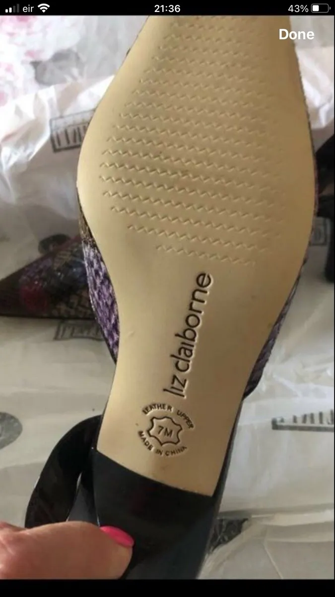 Ladies new designer shoes size 4 €20 - Image 4