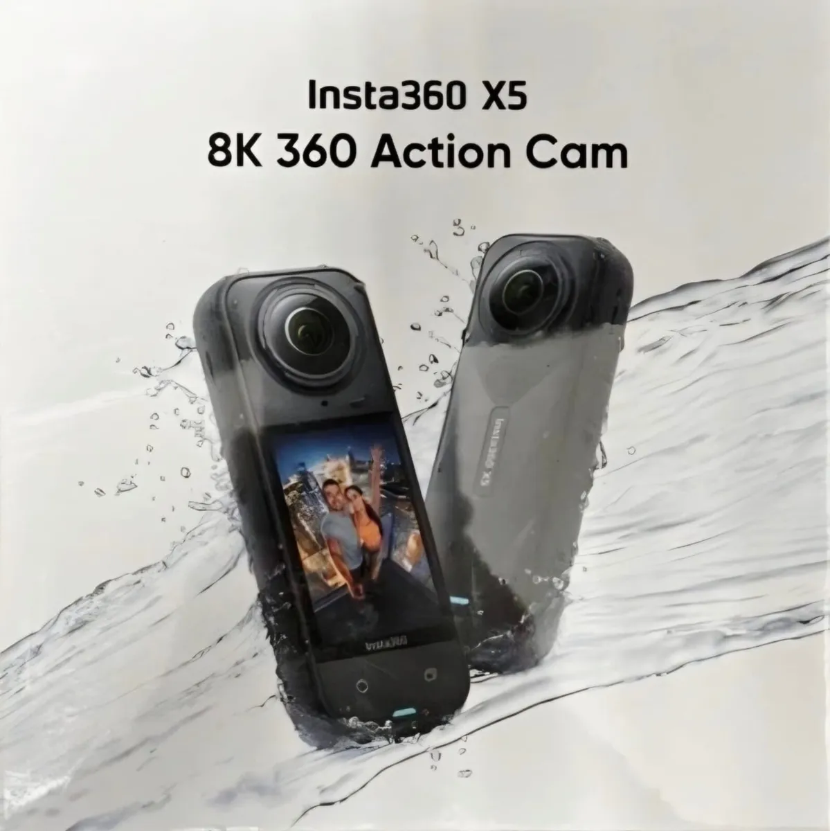 Insta360 X5  Waterproof 8K 360 Action camera camer - Image 1