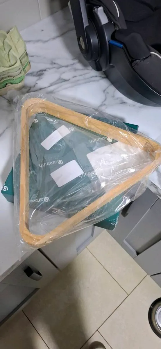 2 1/4 Inch Pool balls with Triangle - Image 2