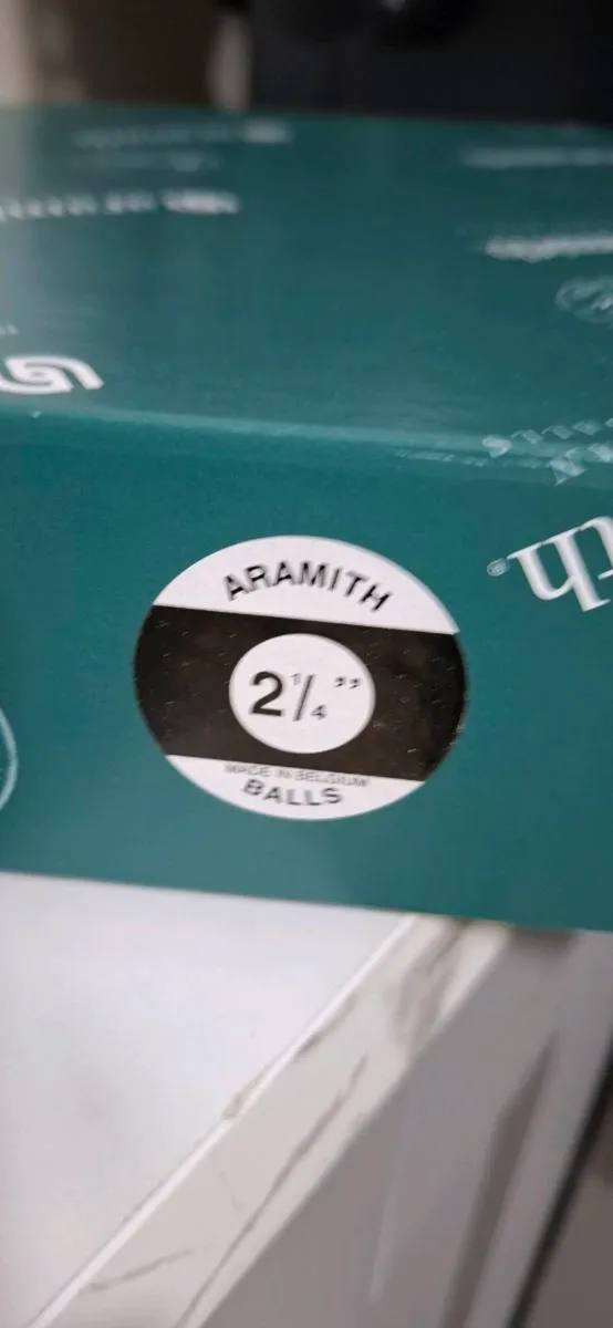 2 1/4 Inch Pool balls with Triangle - Image 3