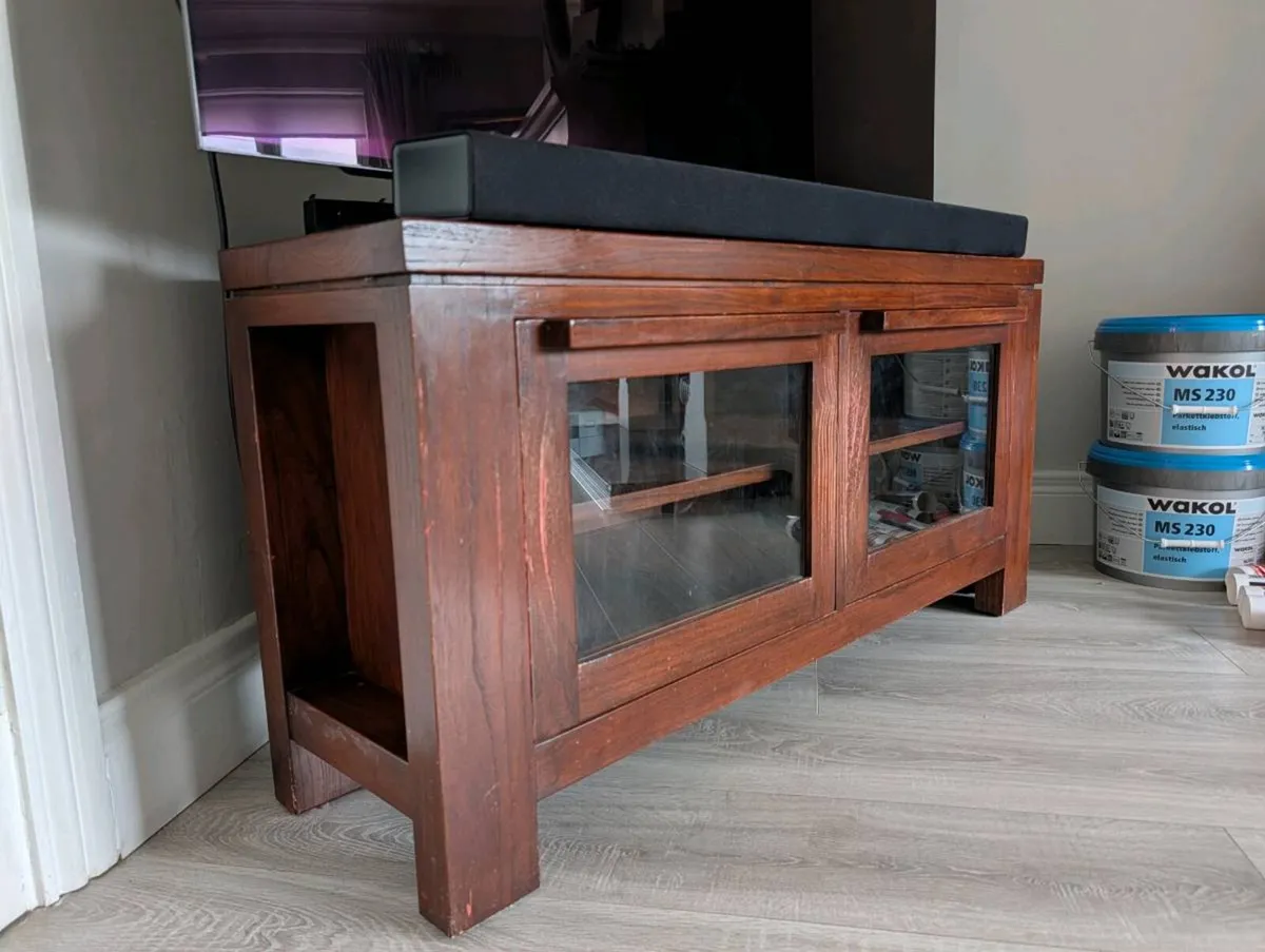 Solid Walnut Sideboard & TV Unit - Image 4
