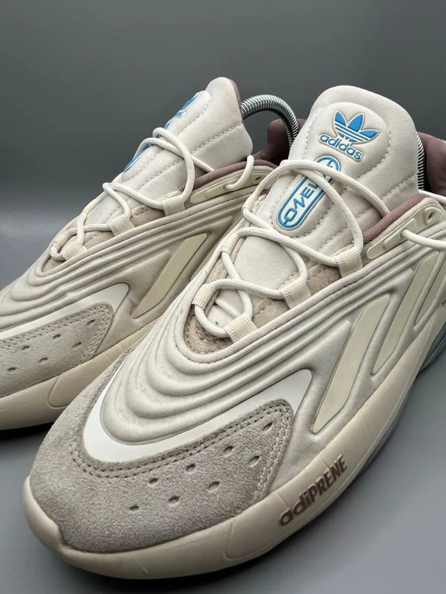 Adidas Ozelia Off White Aluminium Mens UK Size 7 EU 40 2\3 - Trainers - Image 2