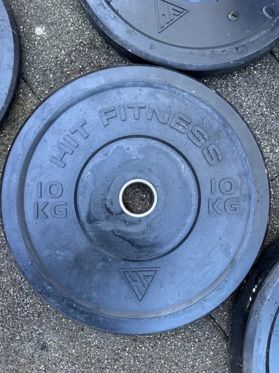 Rubber weight plates (80kg) - Image 1