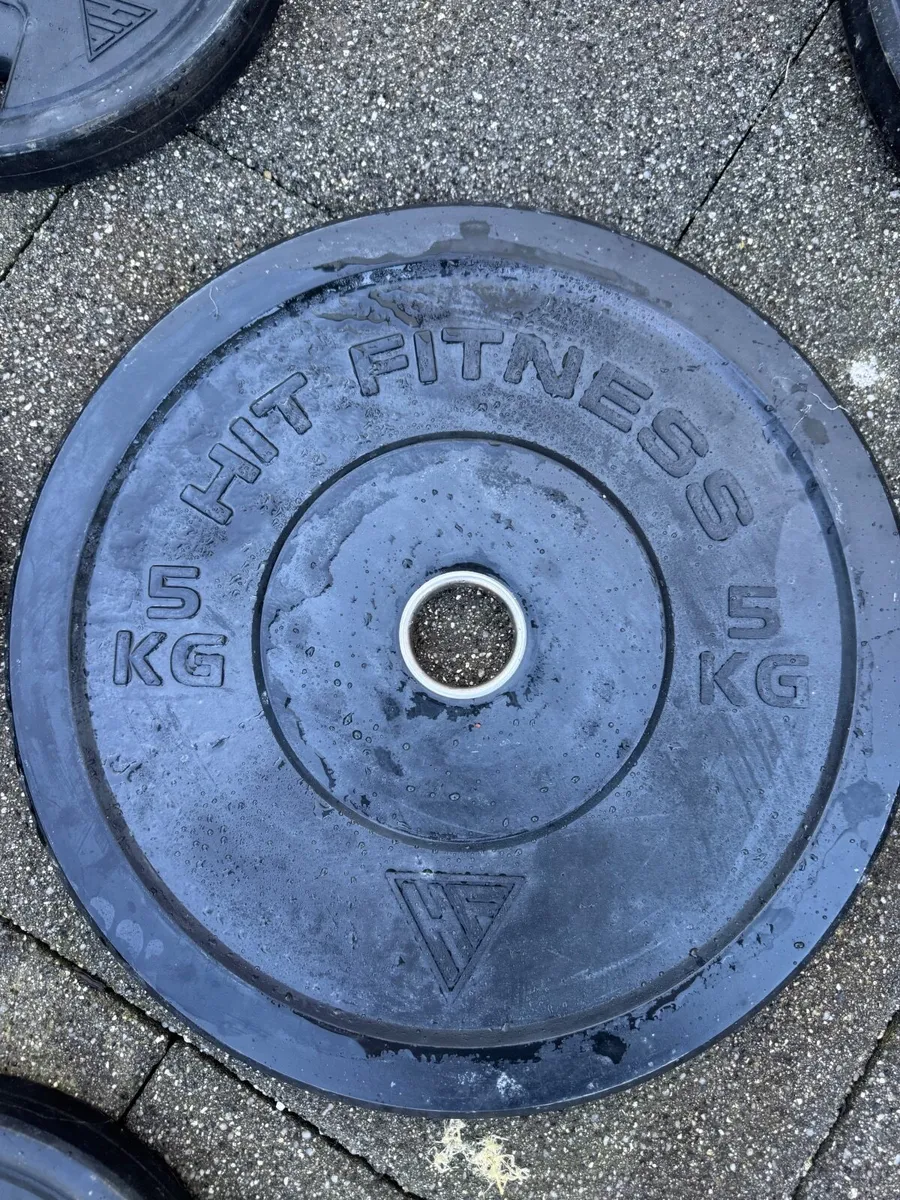 Rubber weight plates (80kg) - Image 3