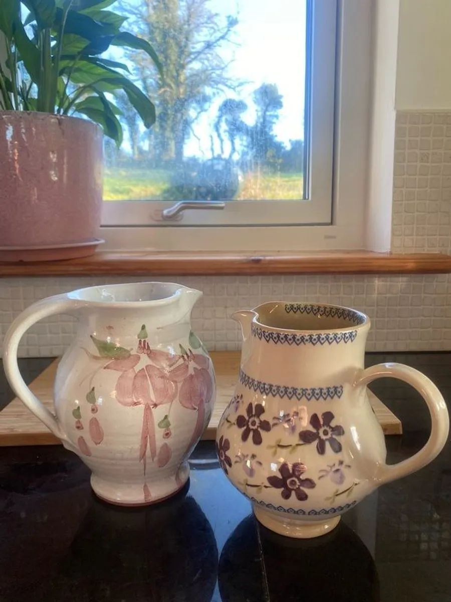 2 Irish Pottery Jugs. Nicholas Mosse & Galway Pottery - Image 1