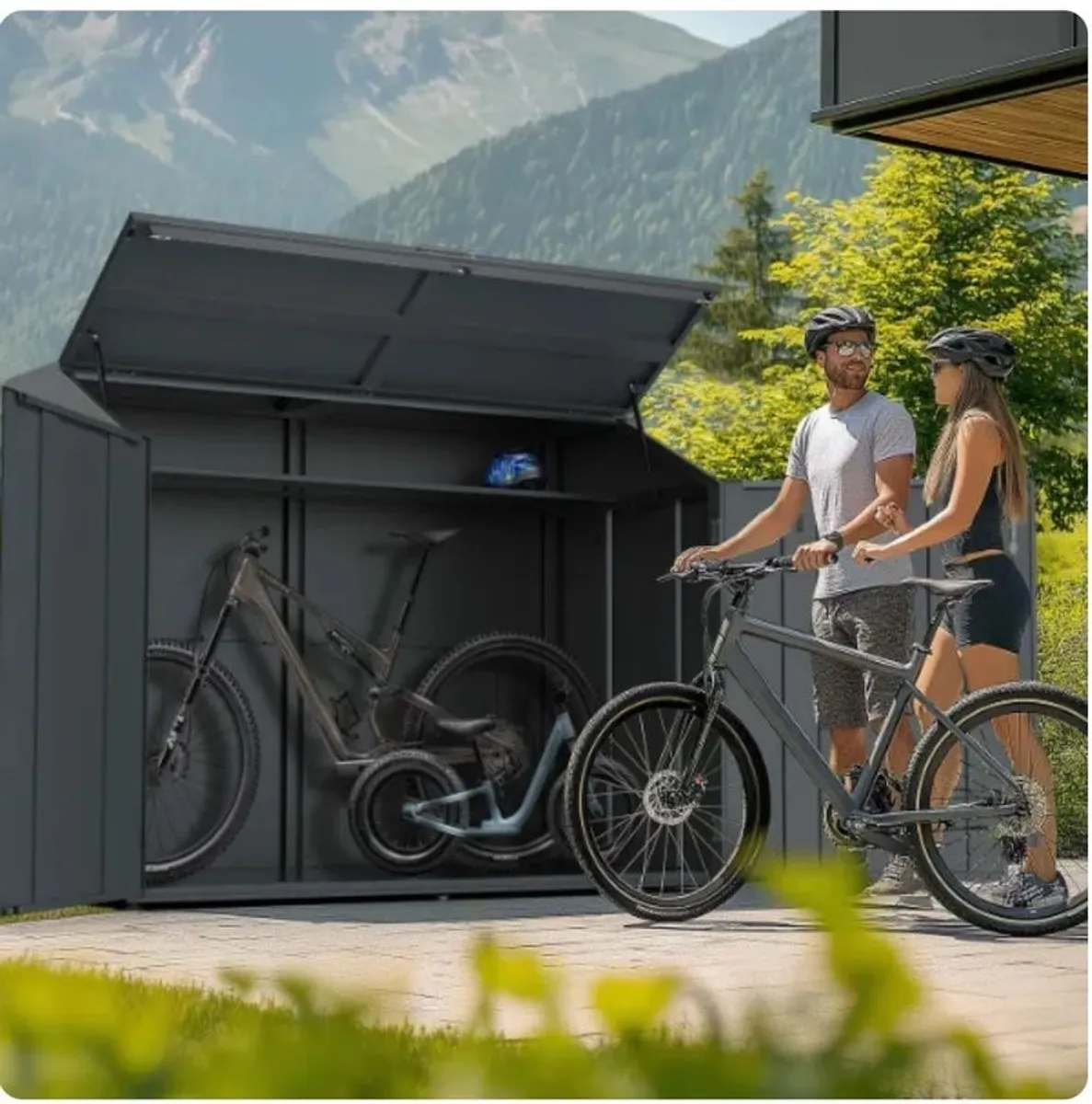 Steel Bike Shed - Image 3