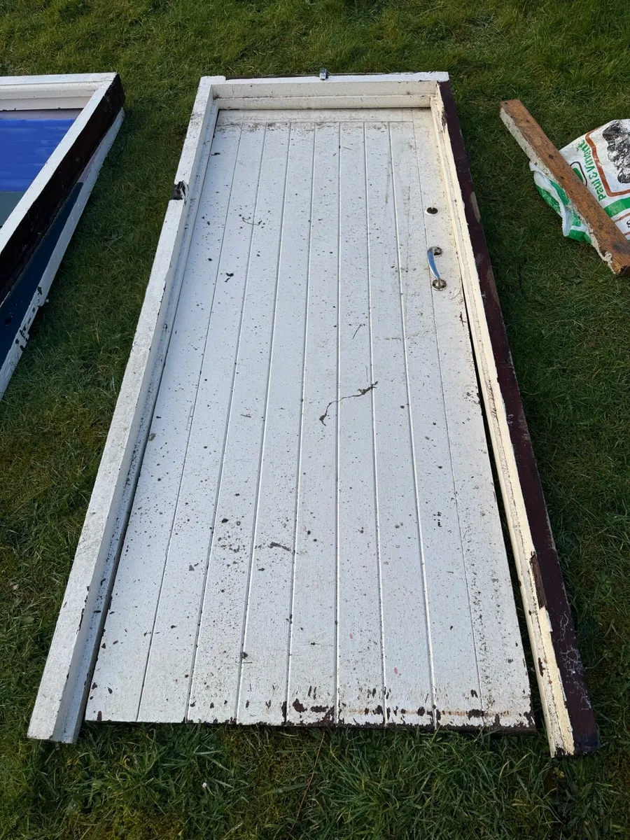 Autoroller Garage Door & 2 teak doors & window - Image 3