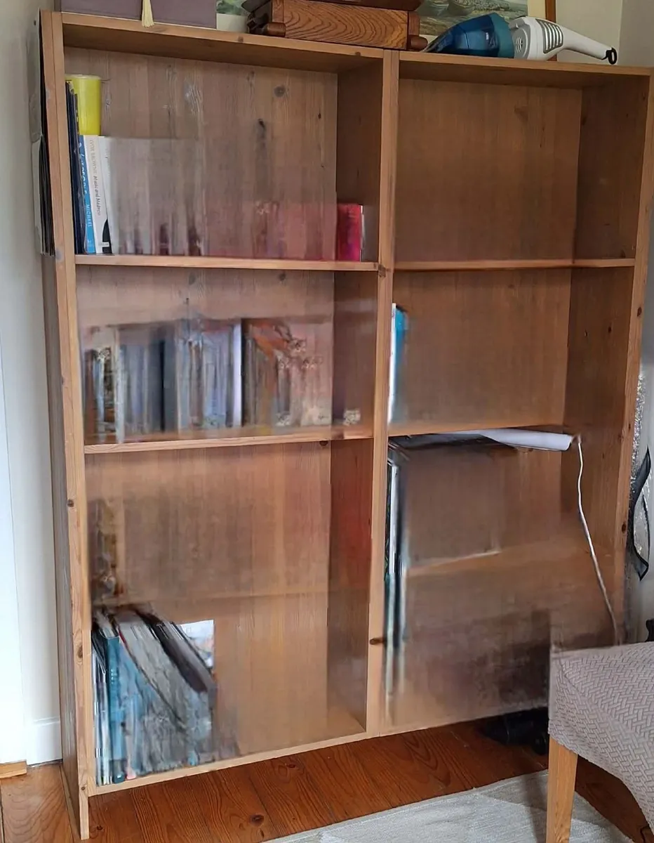 Desk with drawer and storage space & Bookcase - Image 2