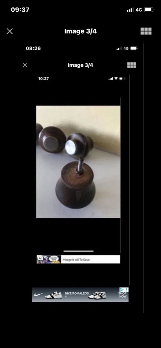 Vintage Timber Drawer Knobs - Image 3