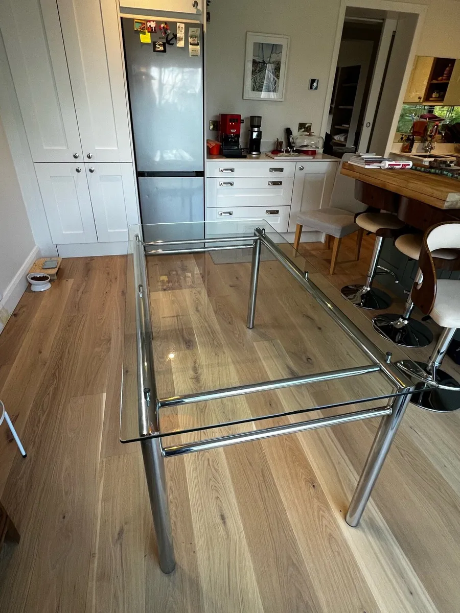 Glass top Dining Table - Image 2