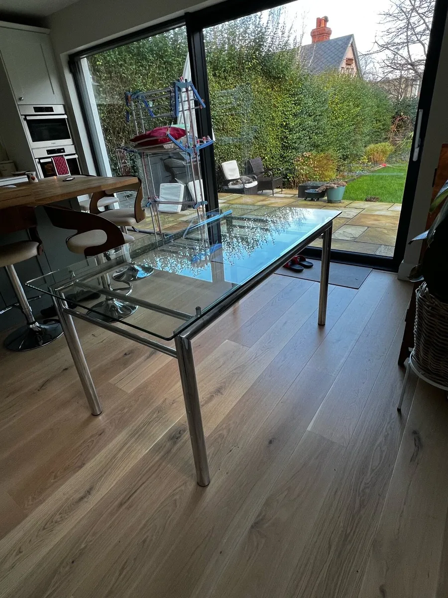 Glass top Dining Table - Image 4