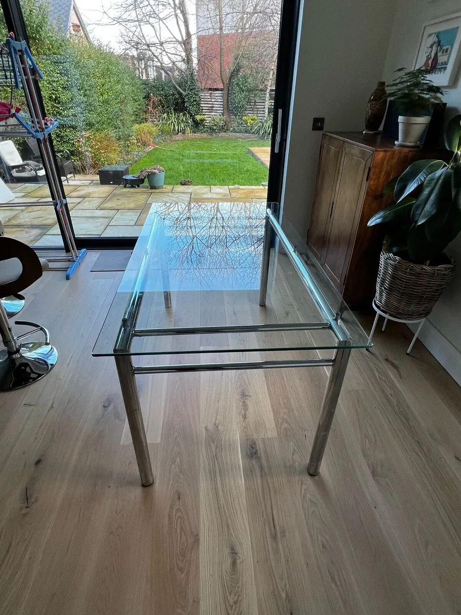 Glass top Dining Table - Image 1