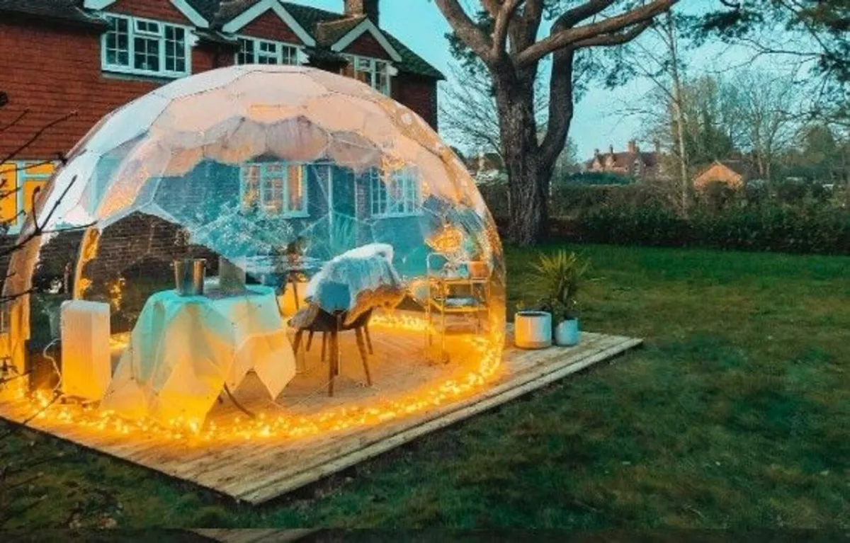 Luxury 3.5m(11.6ft) clear Dome Igloo Glamping - Image 2
