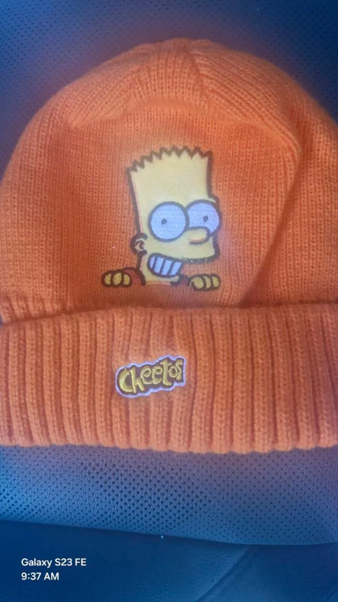 Bart Simpson Cheetos Hat new size small-Rare - Image 1