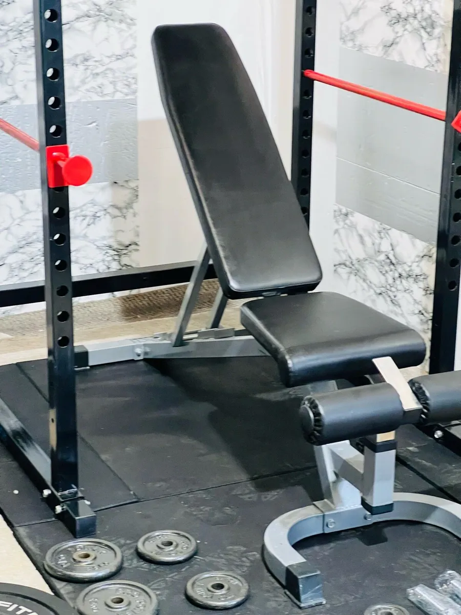 COMMERCIAL GYM HAVEY MATS WEIGHTS RACK BENCH BAR++ - Image 4