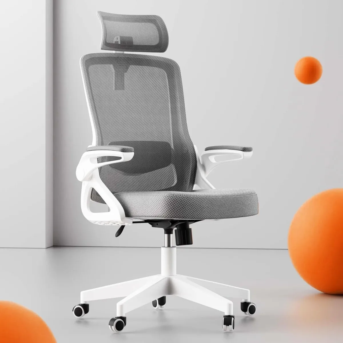 Ergonomic Office Chair S-Shaped Mesh Desk Chairs - Image 1