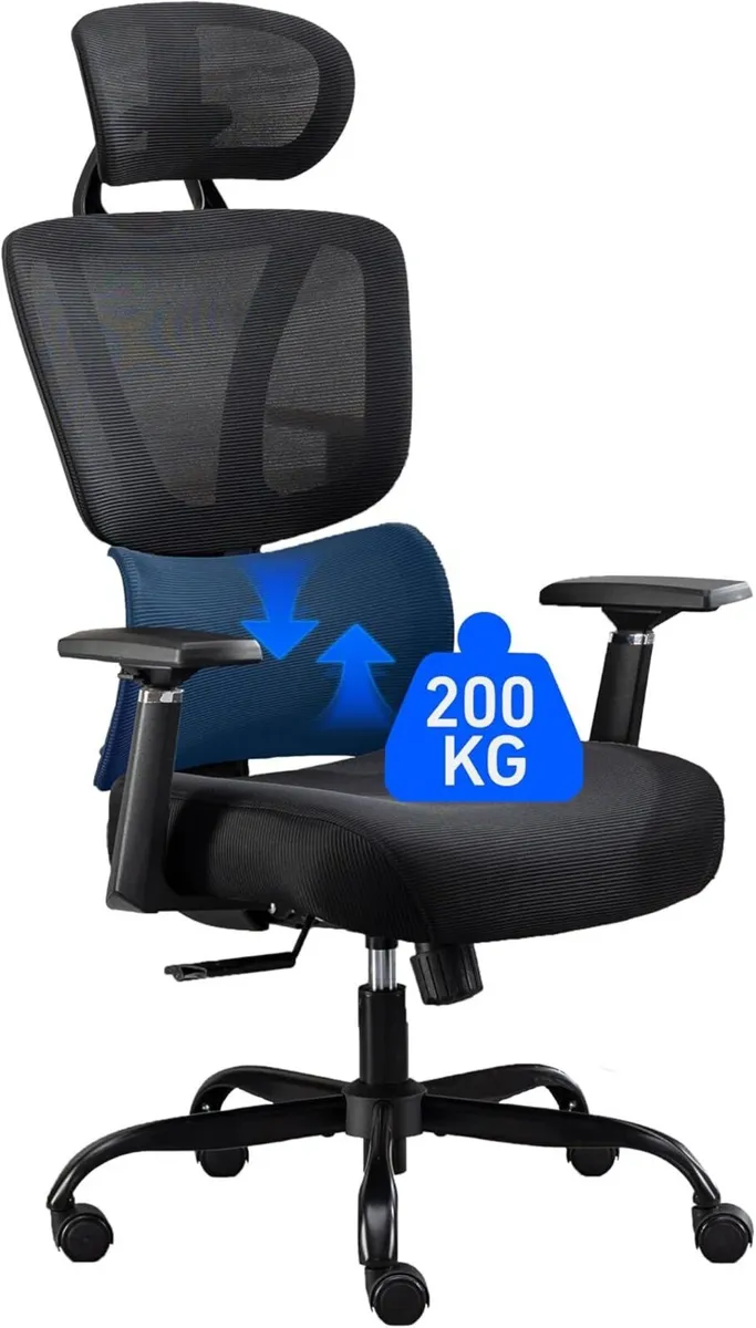 Ergonomic Office Chair with Adjustable Lumbar - Image 1