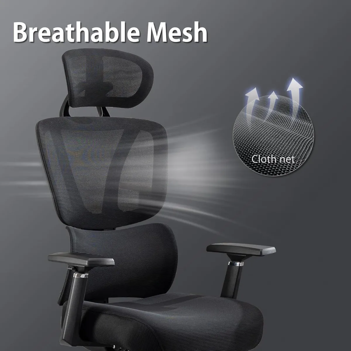 Ergonomic Office Chair with Adjustable Lumbar - Image 3