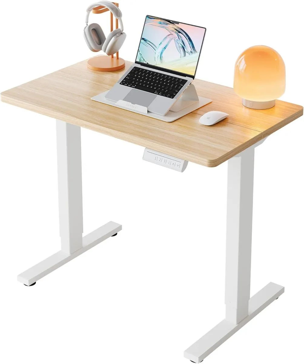 80cm Small Electric Standing Desk Adjustable - Image 1