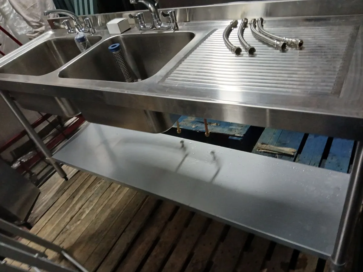 Staneless steel cabbinet sink unit complete - Image 2