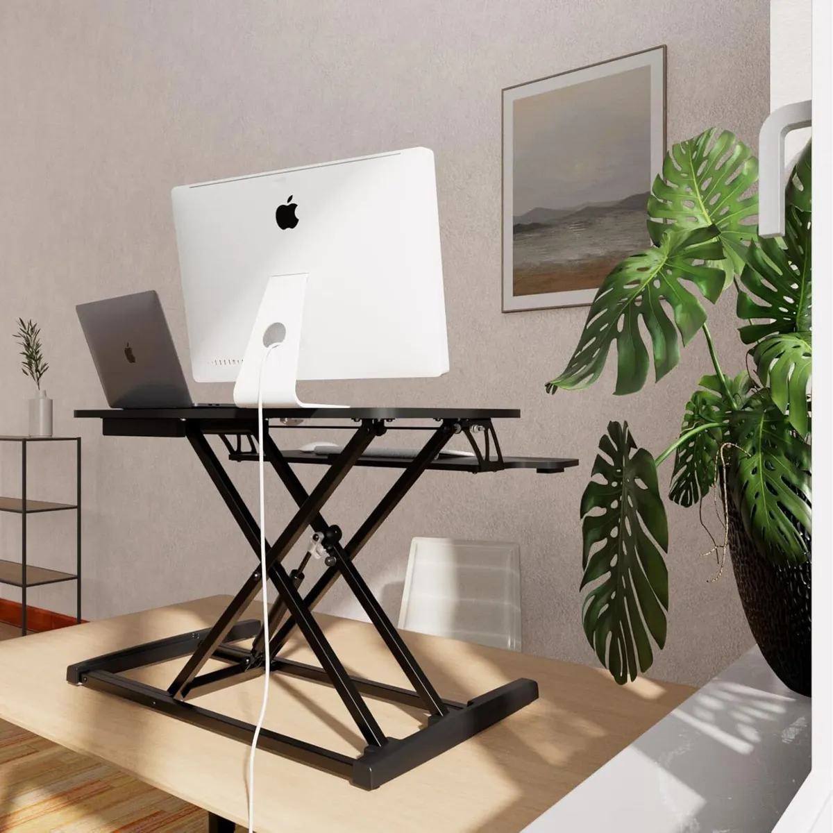 32 inch Standing Desk Converter Height Adjustable - Image 2