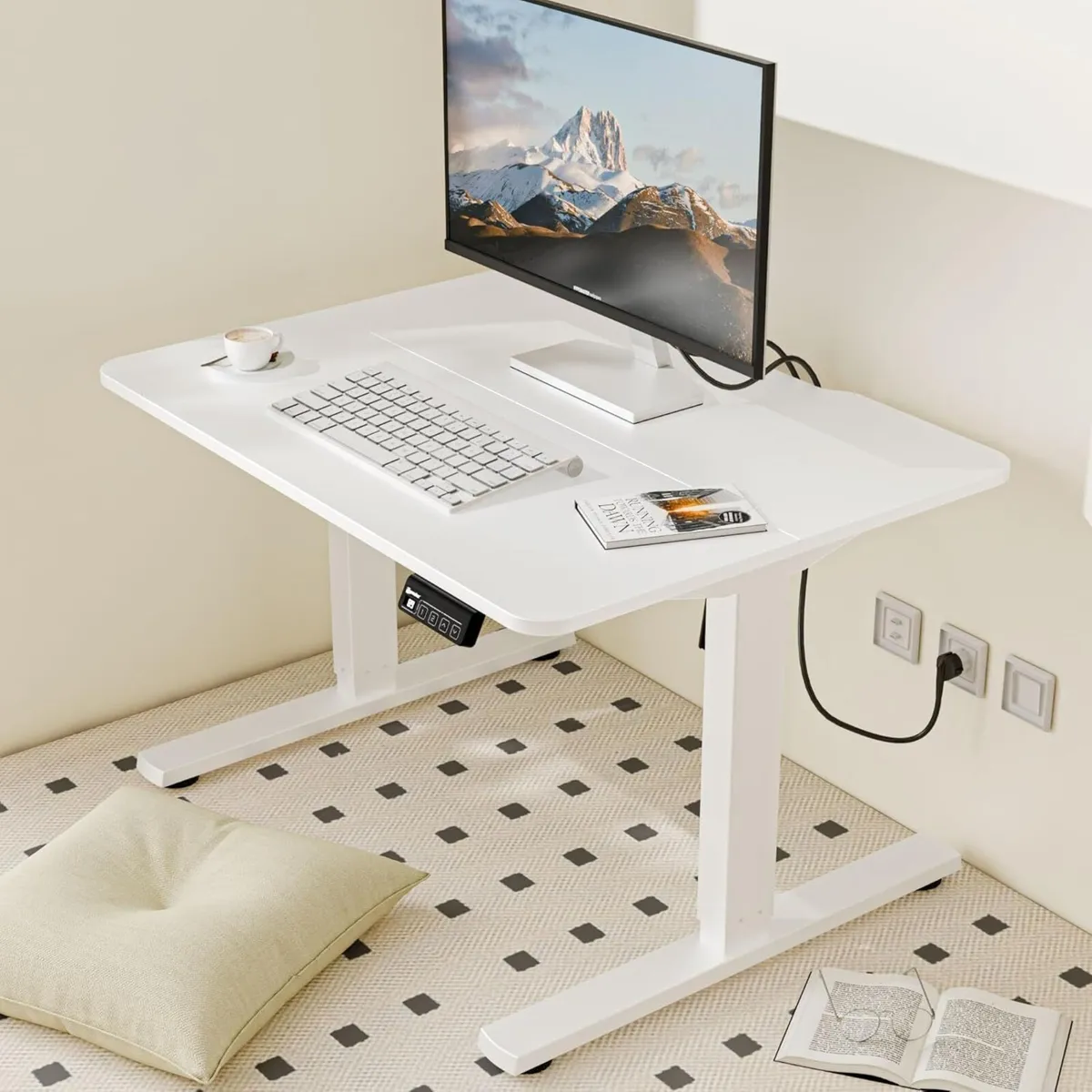 Electric Standing Desk 80x60 cm Low Height 48-75 - Image 2