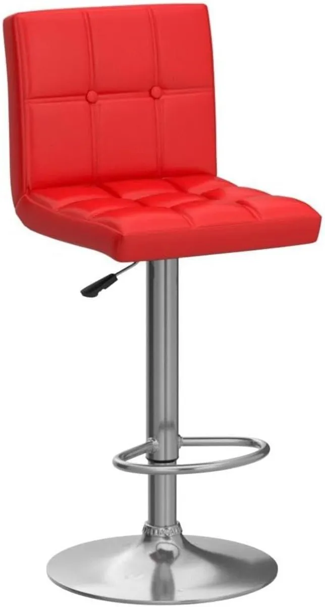 Bar Stools (2/Set) Adjustable Chairs Breakfast - Image 4