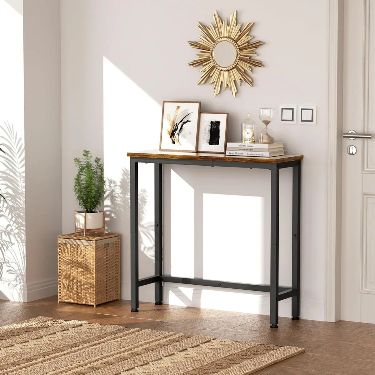 29.5 Narrow Console Table Small Entryway Thin - Image 4