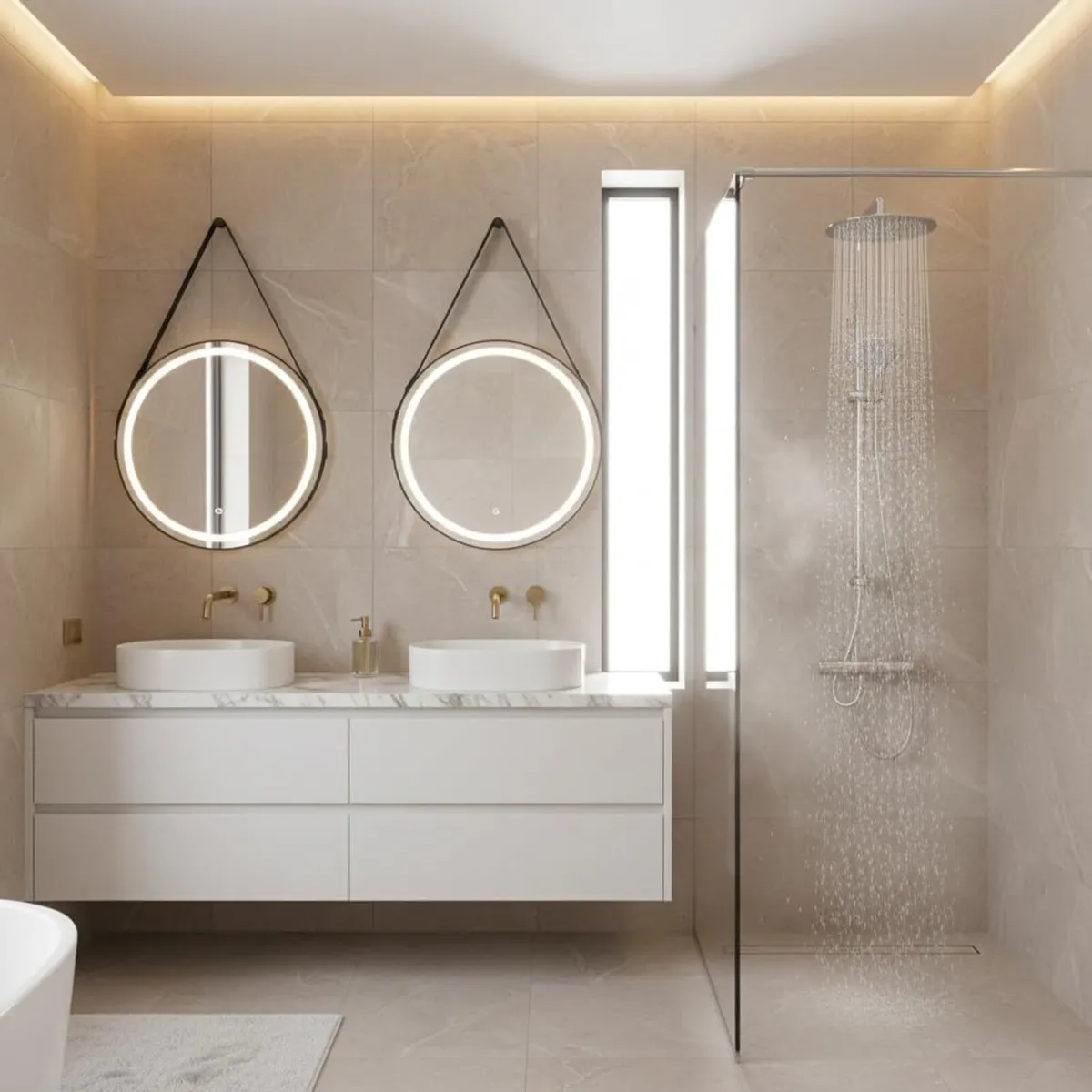 Thermostatic Shower Mixer Set with Solid Brass - Image 3