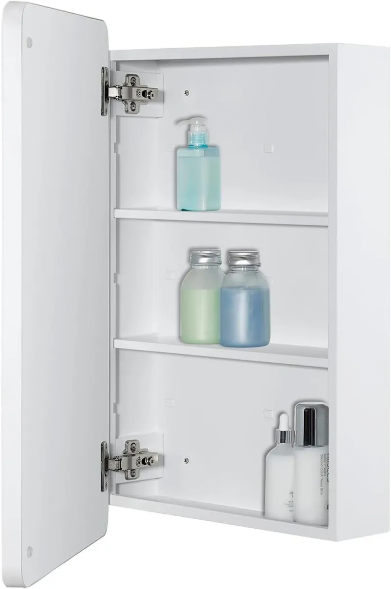 Mirror Medicine Cabinet for Bathroom - Metal - Image 1
