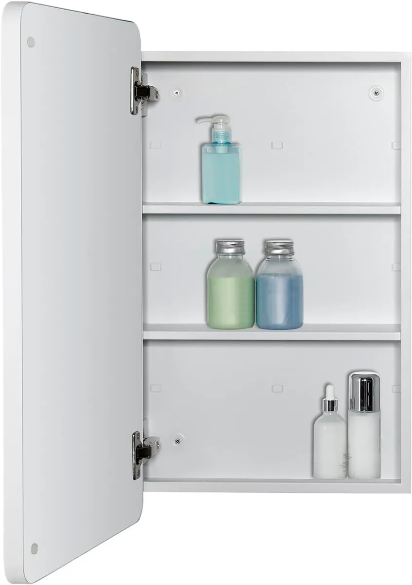Mirror Medicine Cabinet for Bathroom - Metal - Image 4