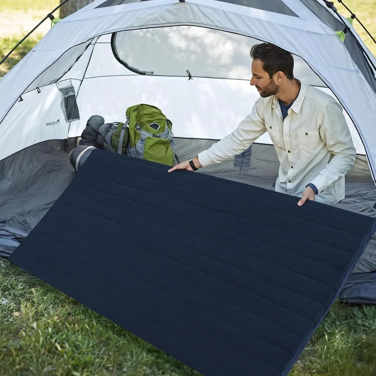 Roll Up Floor Mattress Double High Density Foam - Image 2