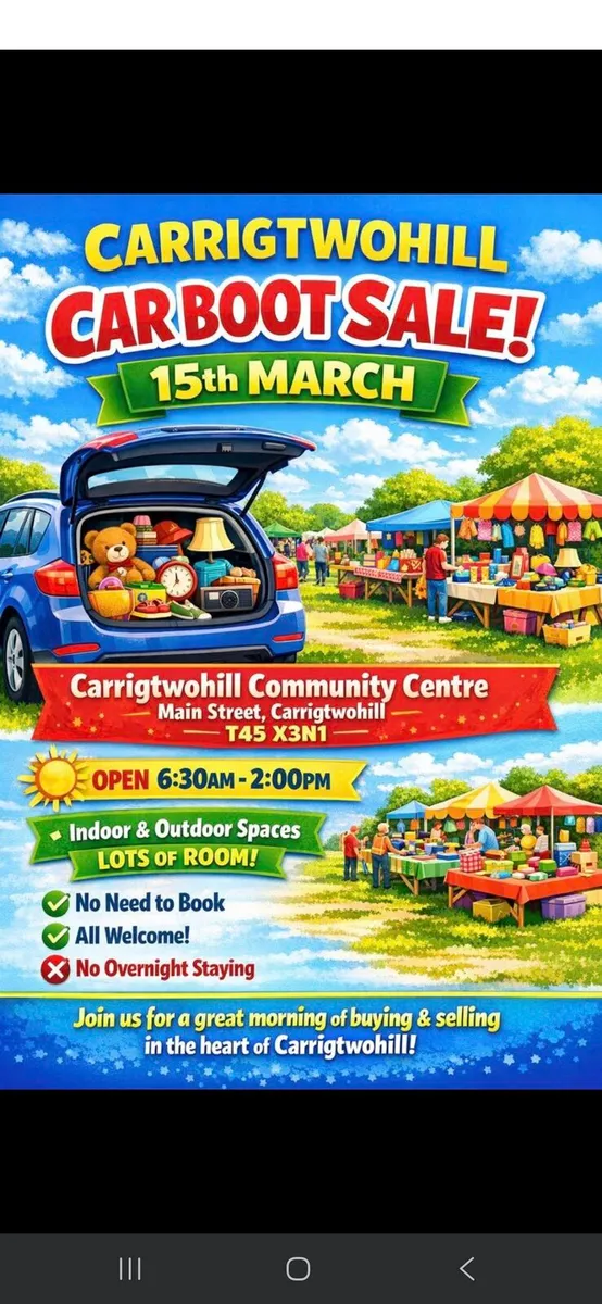 Carrigtwohill carboot sale
