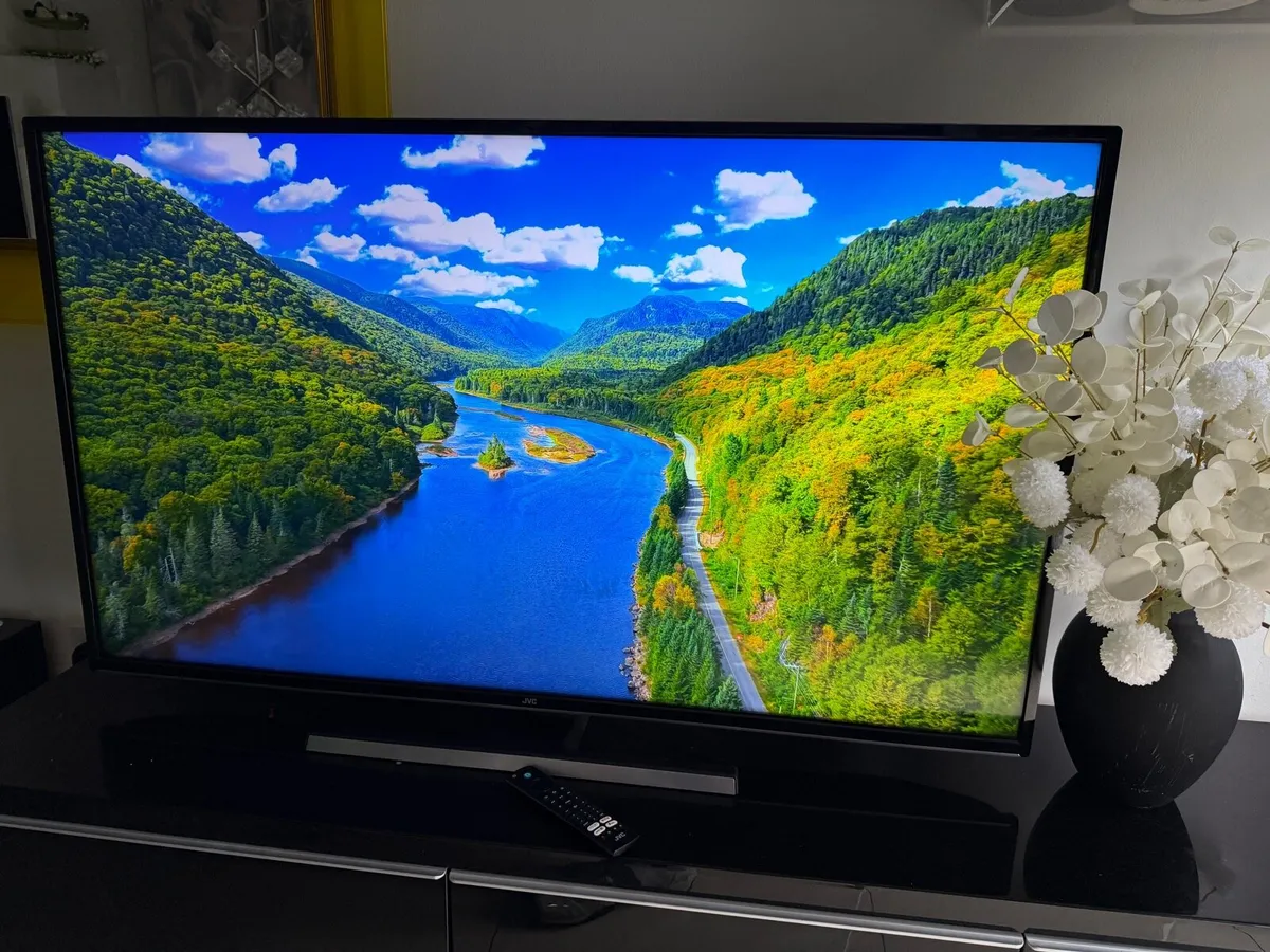 JVC 50” SMART 4K ULTRA HD TV in swords - Image 1