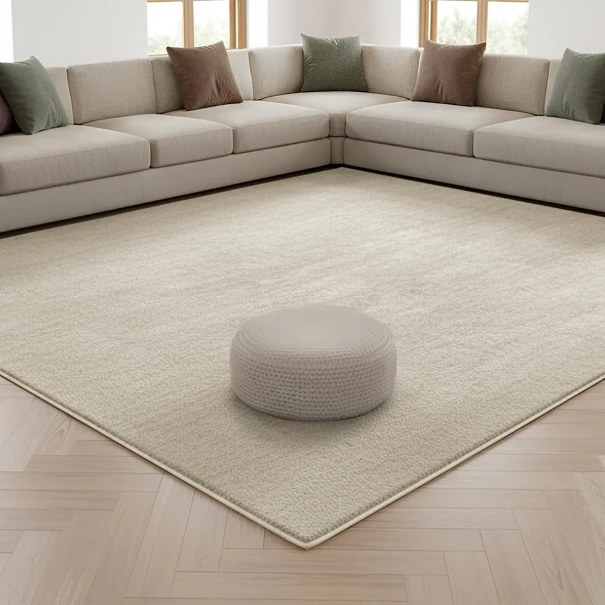 Relax Rugs Living Room 100% Polyester Non Slip - Image 1