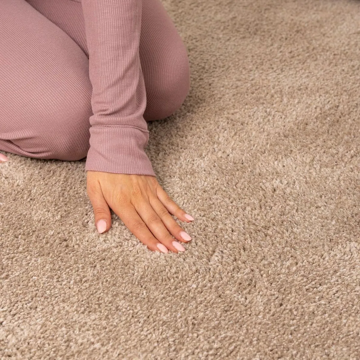 Brown Beige Machine Washable Warm Insulating Soft - Image 3