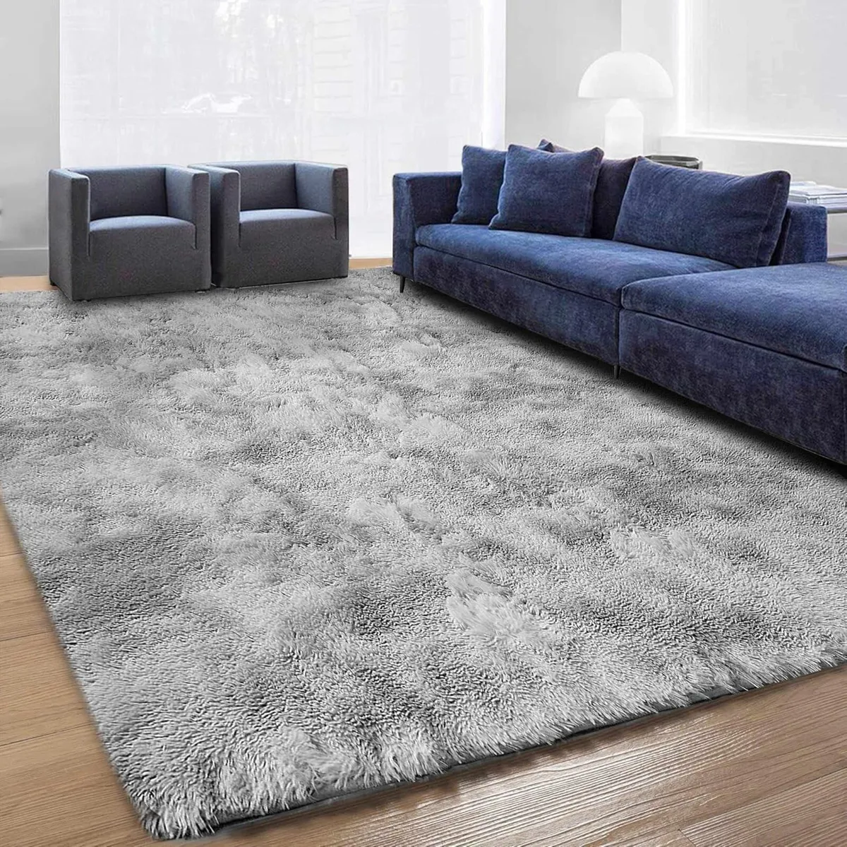 Rugs Living Room - Modern Soft Fluffy Shaggy for - Image 1