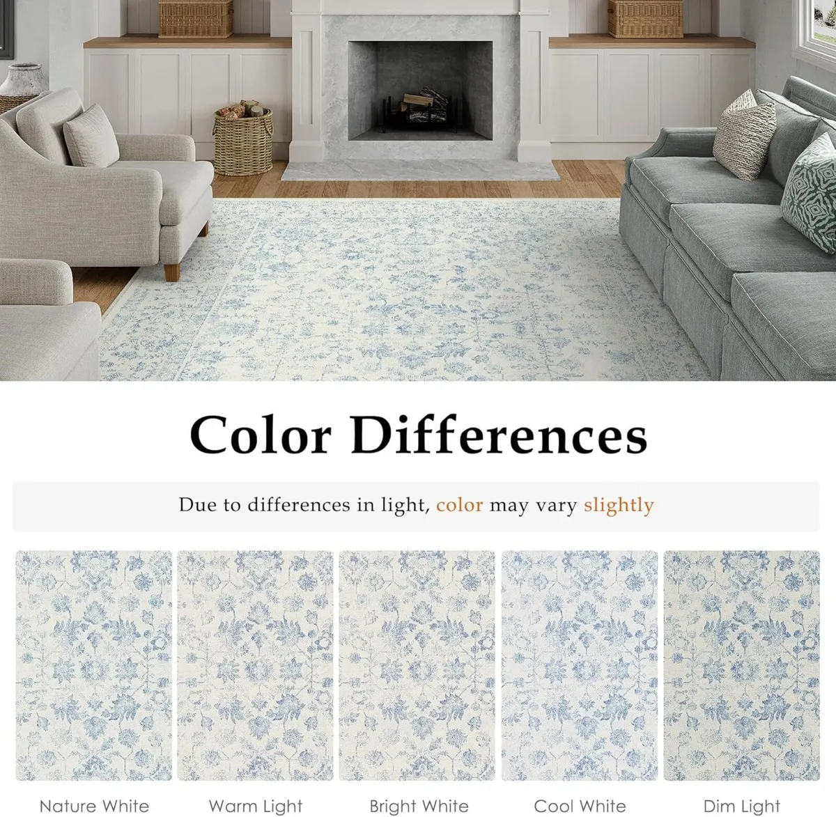 Rugs Living Room 240x300 cm Extra Large Vintage - Image 2