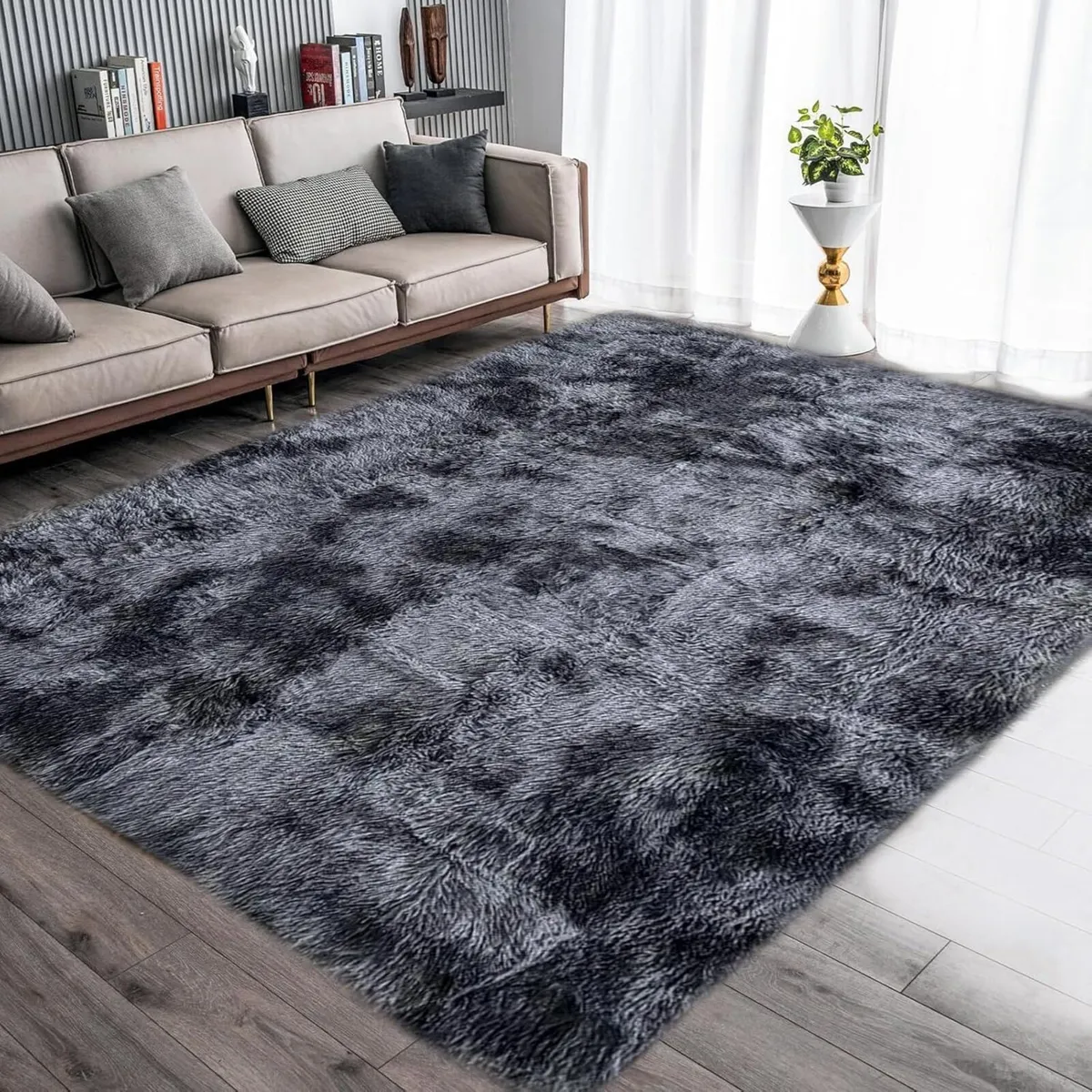 Area Rugs Fluffy Bedroom Carpet Soft Floor Mat - Image 2