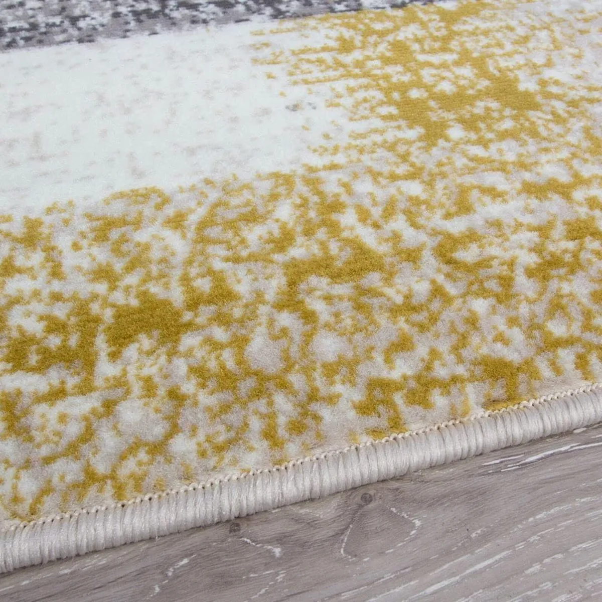 Milan Mottled Faded Distressed Ikat Stripe Design - Image 4