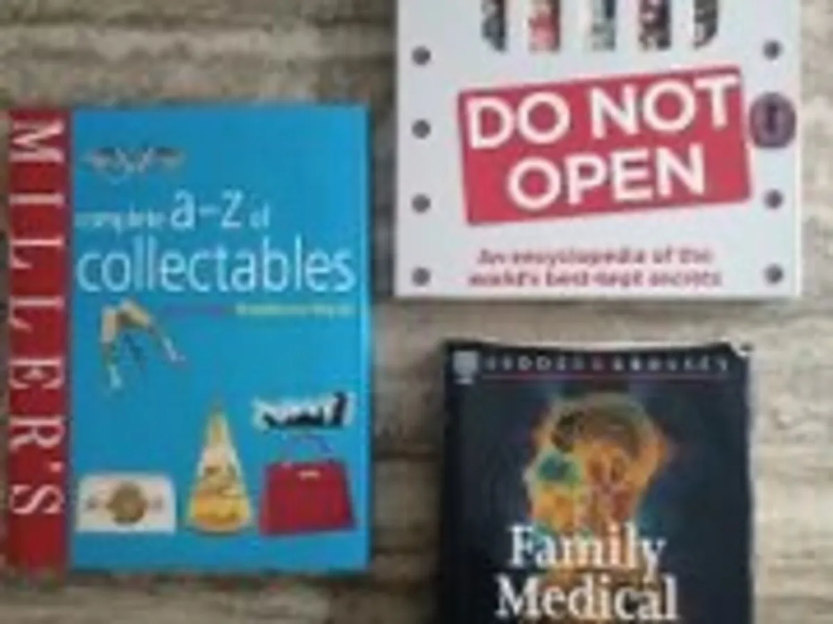 3 Hardbound Collectible Books