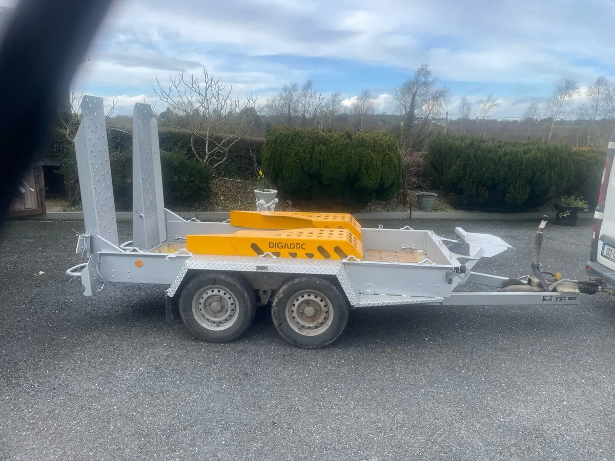 10x5 plant trailer with digadoc 2.7 tonne - Image 3