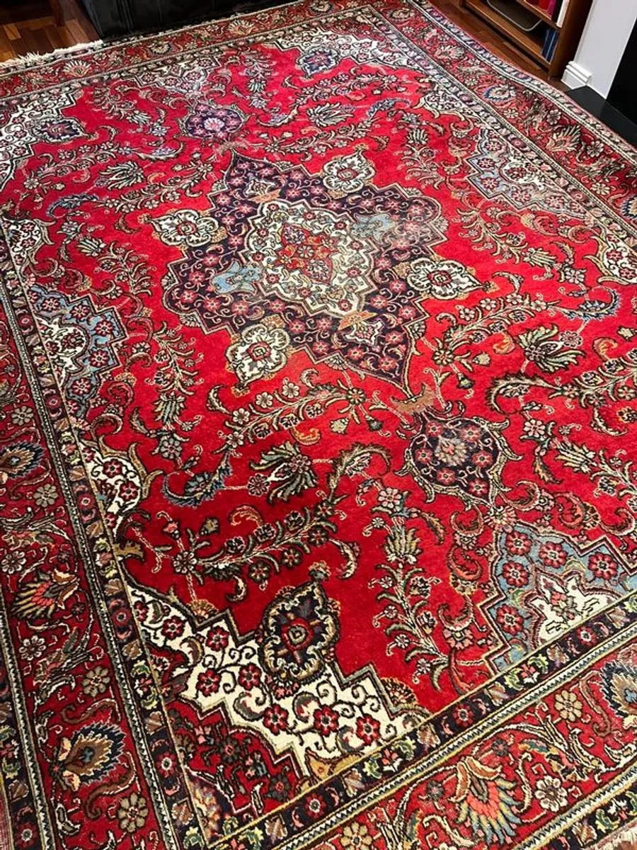 Extra Large Persian Tabriz Rug 398 x 304 cm (13.1 x 10 ft) - Image 3