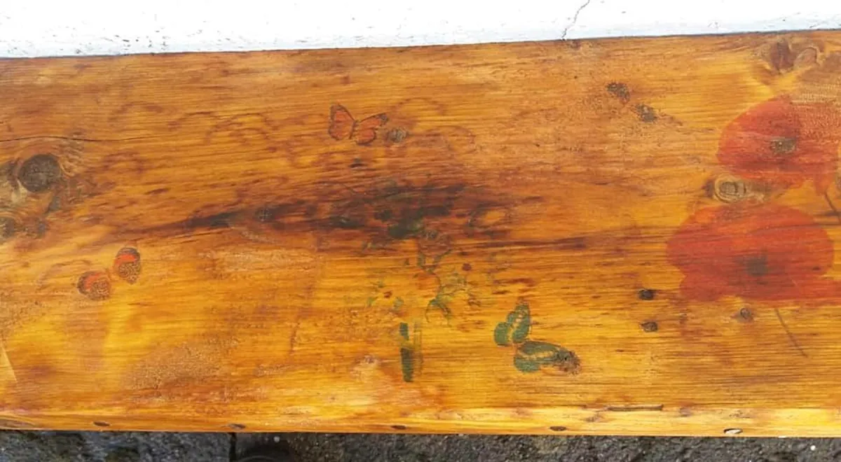 Rustic Wild GARDEN mantle / shelf - Image 3