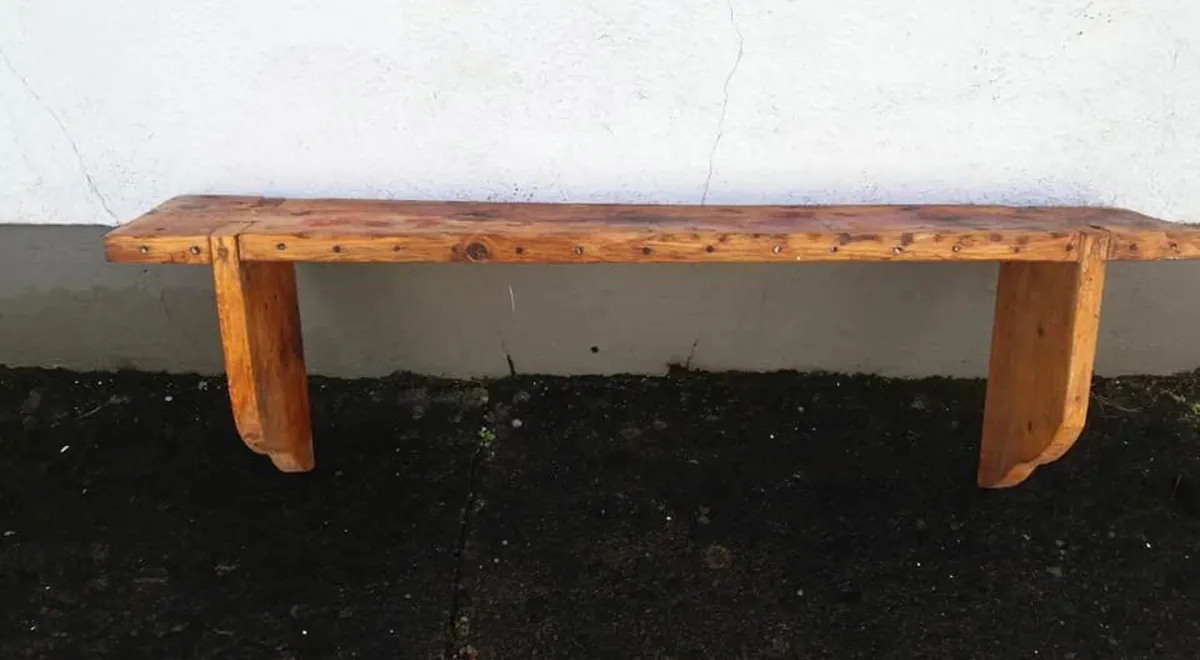 Rustic Wild GARDEN mantle / shelf - Image 1