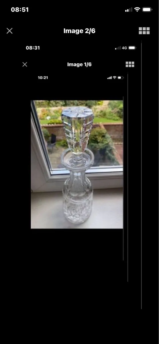 Vintage Waterford Crystal Lismore Decanter - Image 2