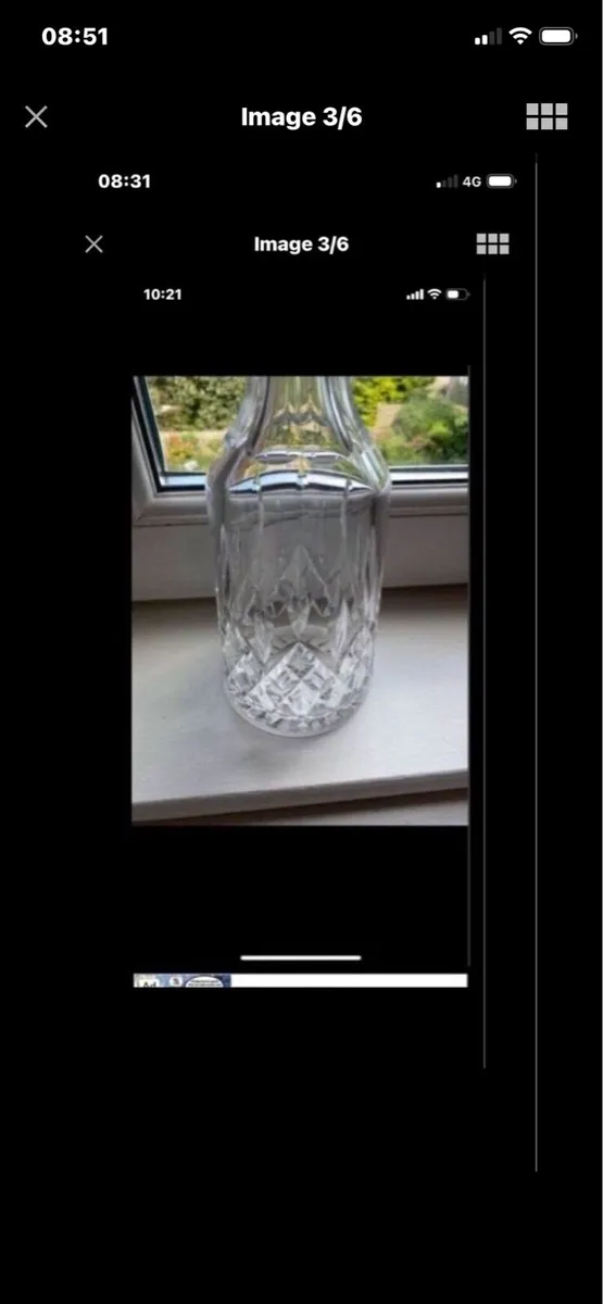 Vintage Waterford Crystal Lismore Decanter - Image 3