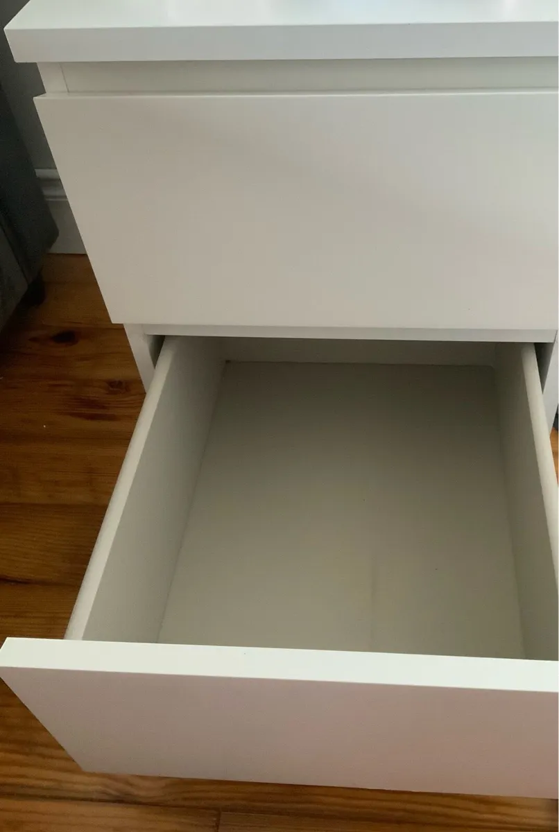 White ikea Bedside tables - Image 4